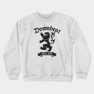 Downbeat Lion - Black Crewneck Sweatshirt